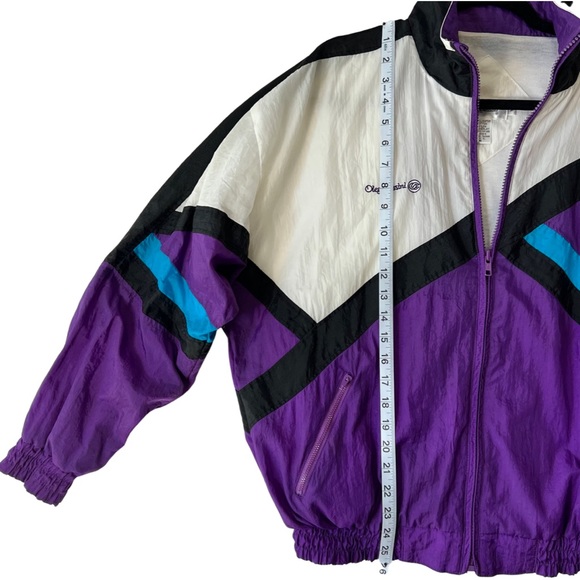 VTG OLEG CASSINI Colorblock Windbreaker Jacket, Designer jacket - Picture 6 of 10